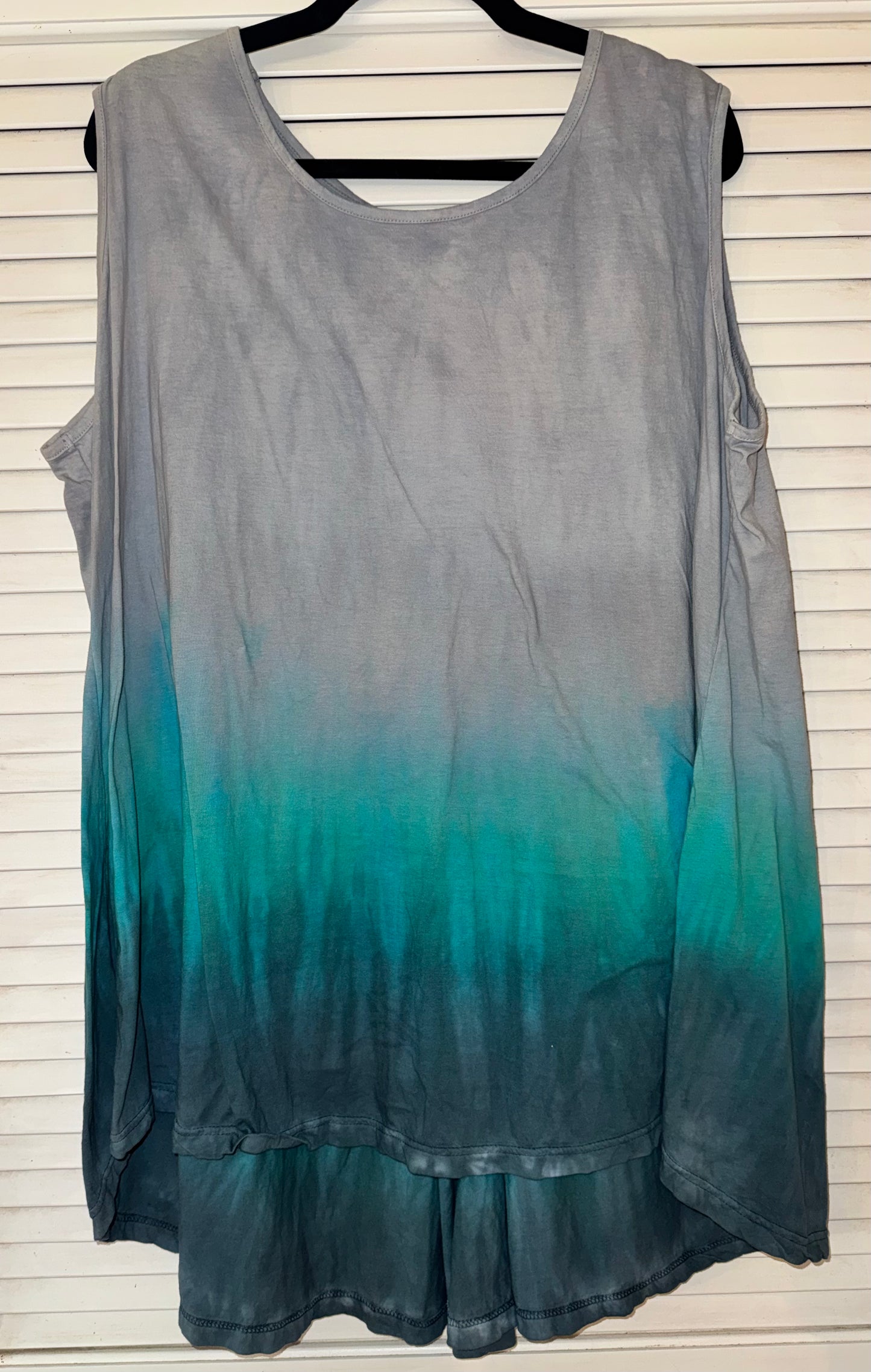 Aquatic Haze High-low Tank Top