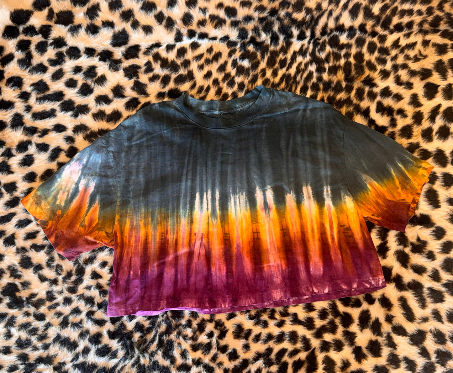 Tequila Sunrise Cropped Festival T-Shirt