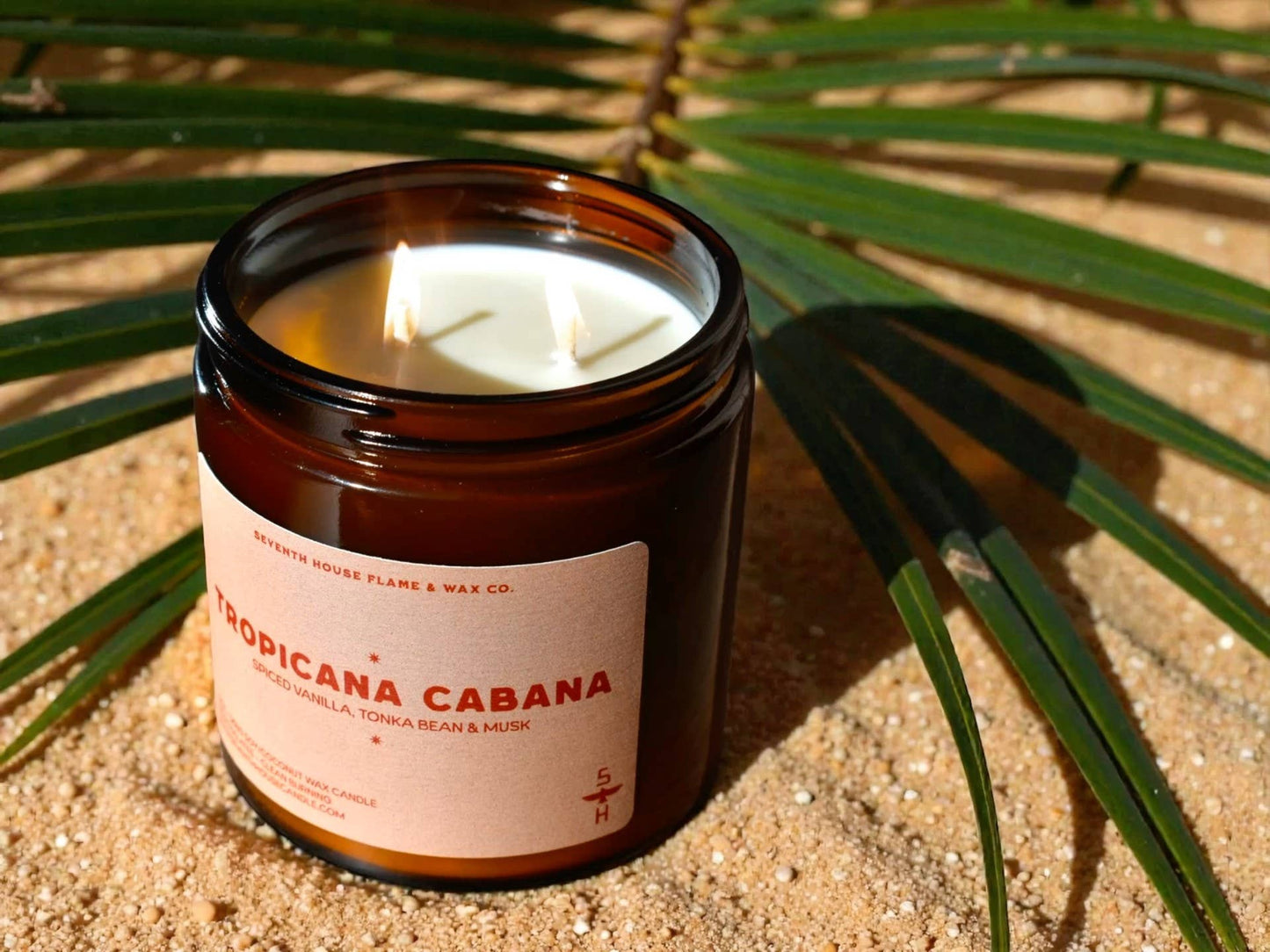 TROPICANA CABANA - Spiced Vanilla & Coconut Candle