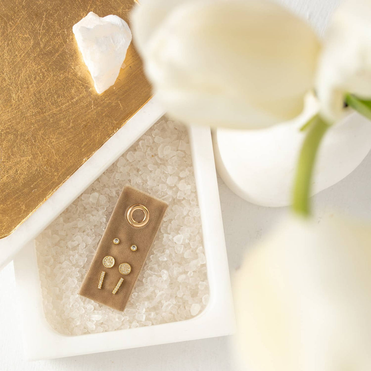 Pavé Velvet Stud Gift Set