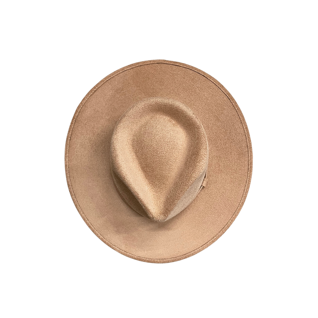 Vegan Suede Tear Drop Hat