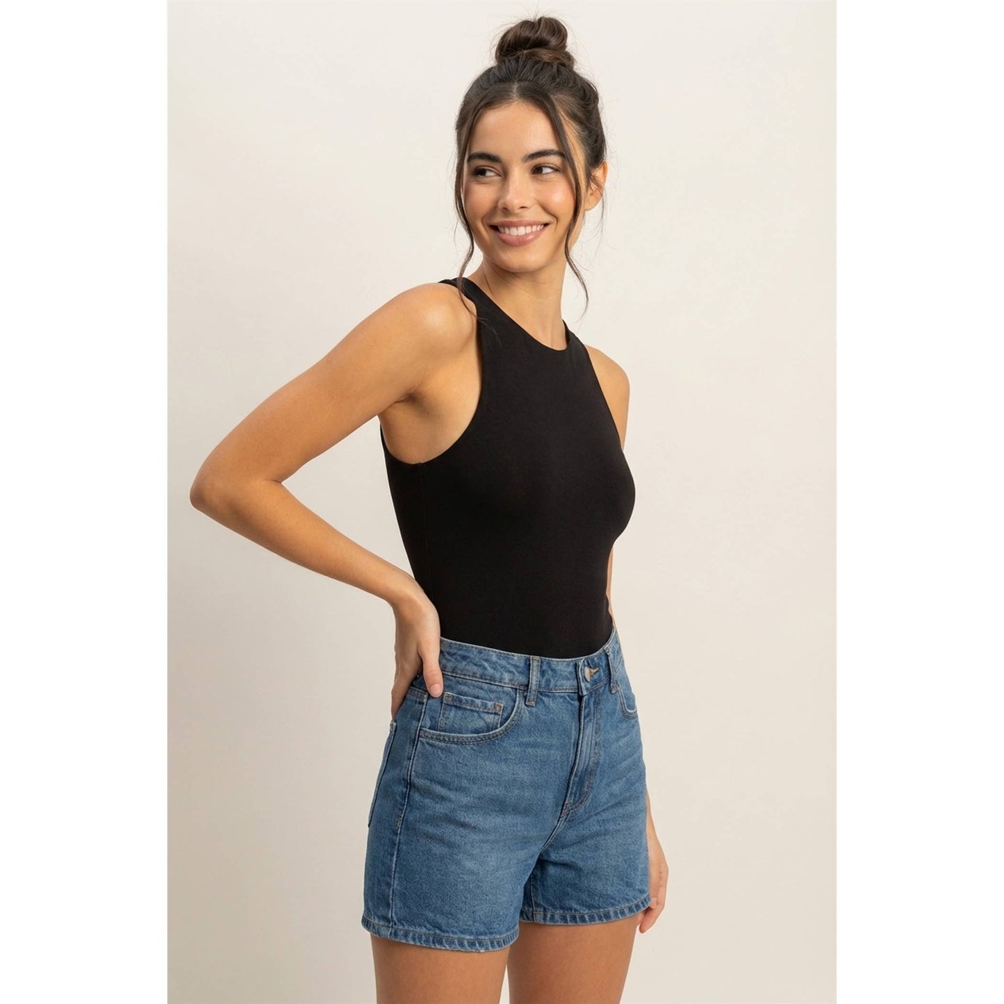 Sleeveless Tank Top Bodysuit