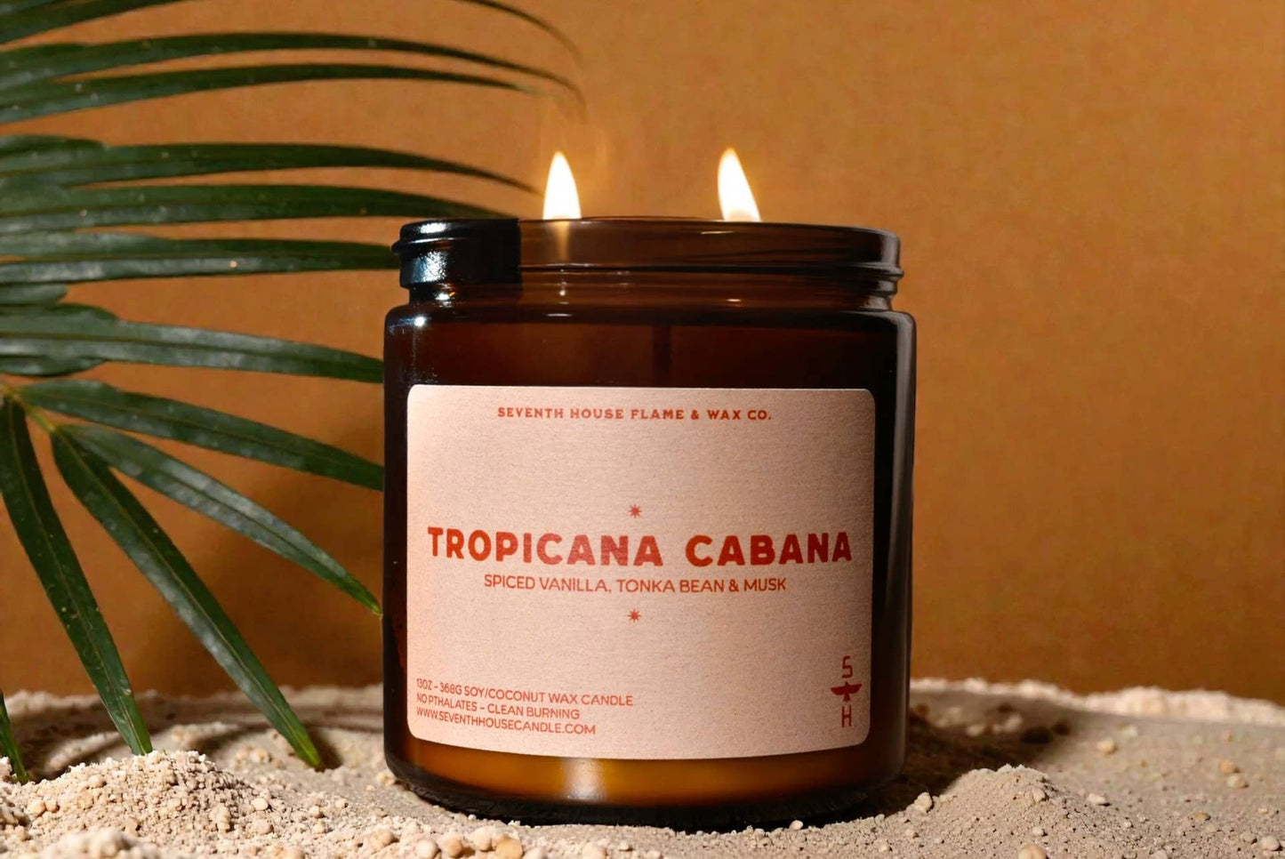 TROPICANA CABANA - Spiced Vanilla & Coconut Candle