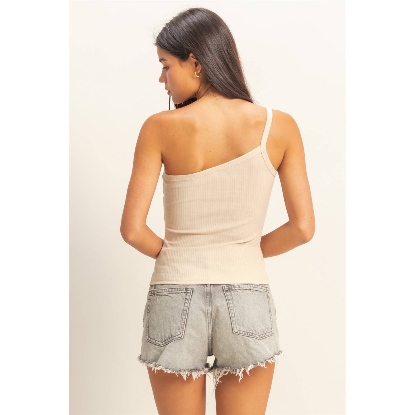 Heavenly Love One-Shoulder Cami Top