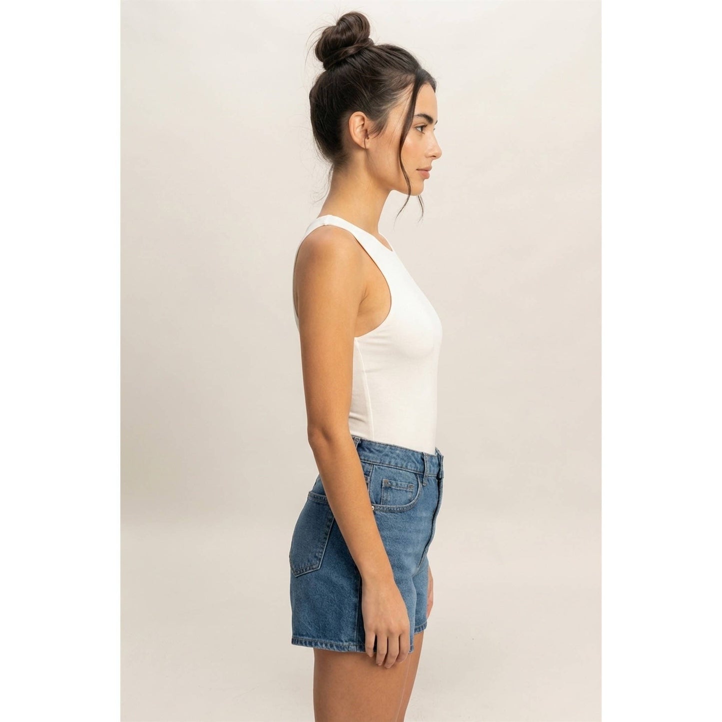 Sleeveless Tank Top Bodysuit