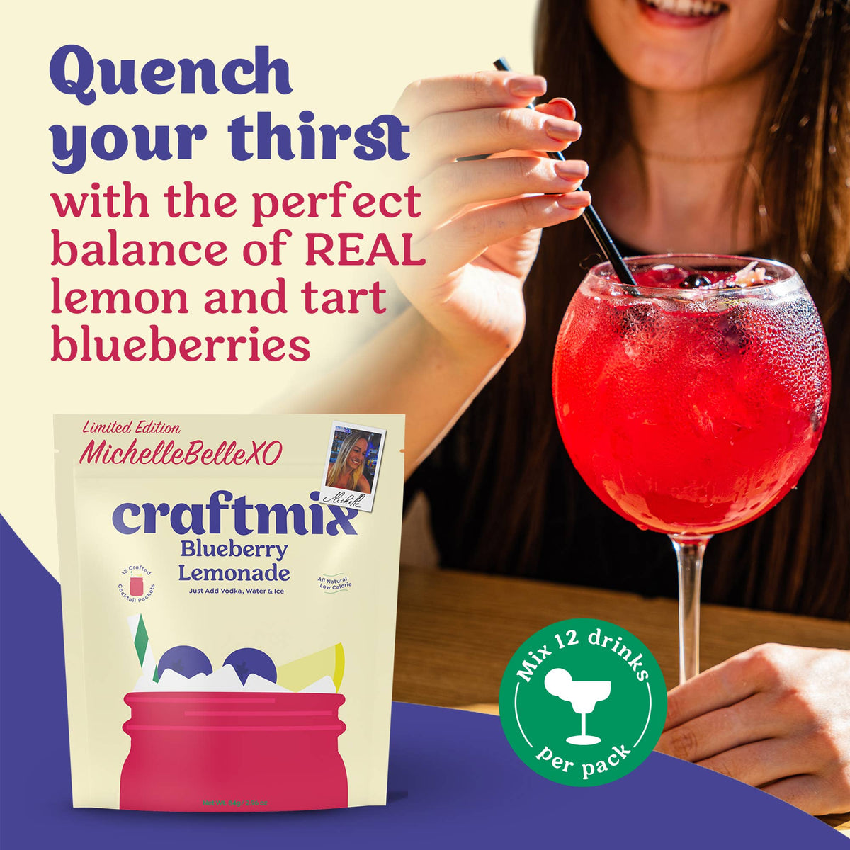 Blueberry Lemonade & Cocktail Mixer