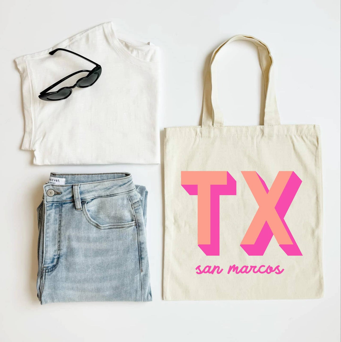 Custom City Tote Bag | Personalized State Souvenir Tote