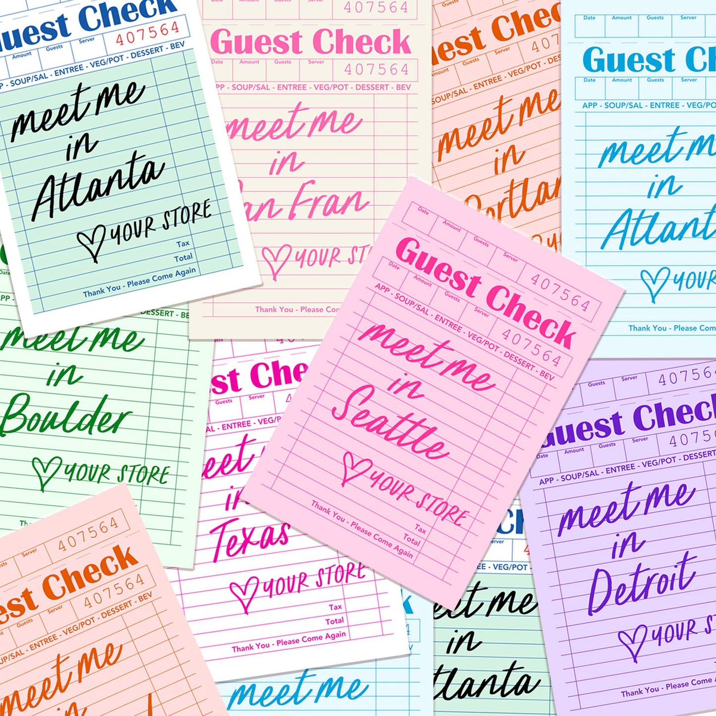 Bridgewater Guest Check Sticker