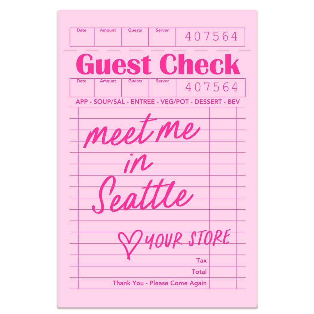 Bridgewater Guest Check Sticker