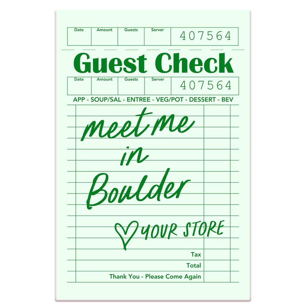 Bridgewater Guest Check Sticker