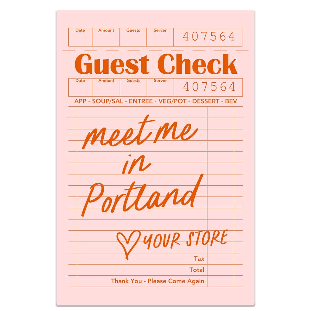 Bridgewater Guest Check Sticker