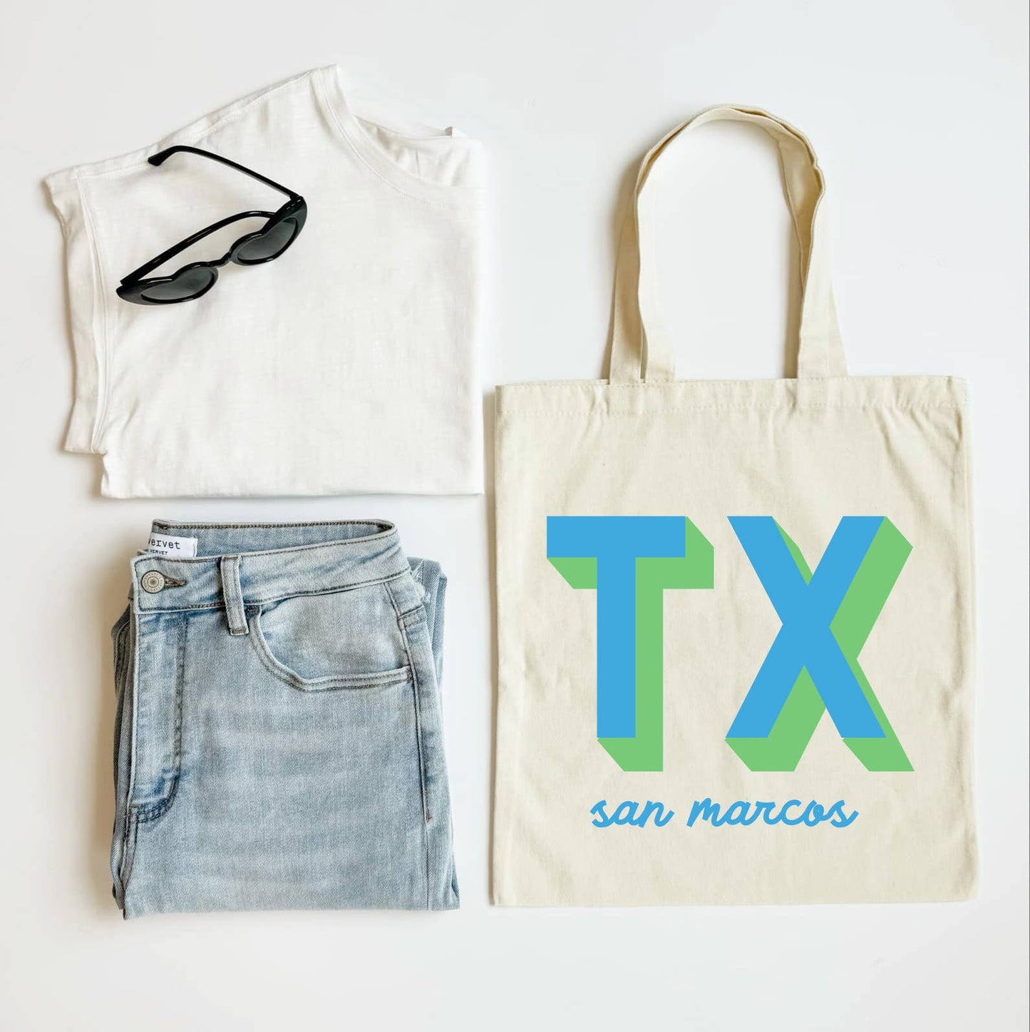 Custom City Tote Bag | Personalized State Souvenir Tote