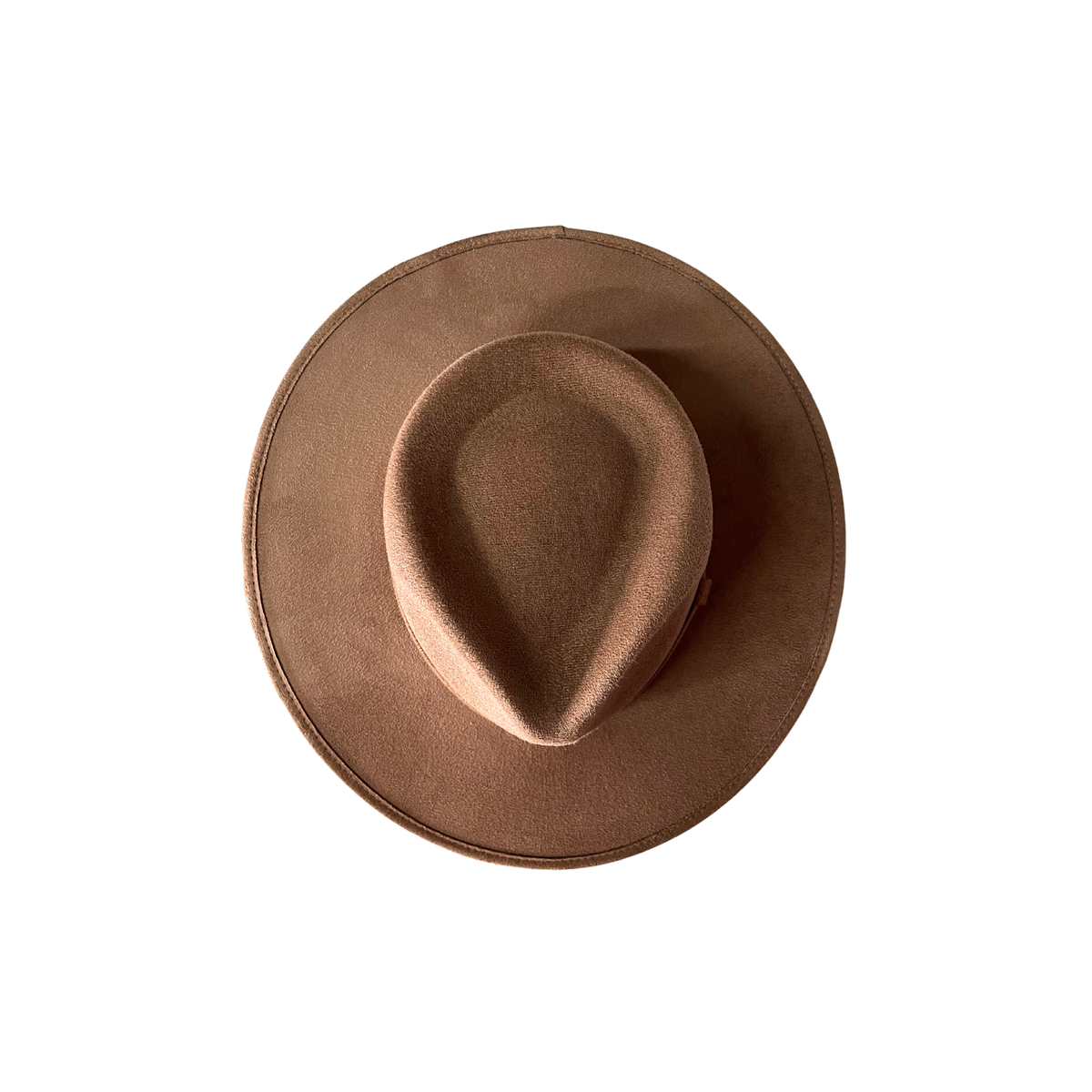 Vegan Suede Tear Drop Hat
