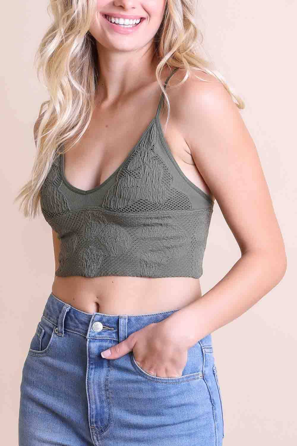 Seamless Padded V Neck Brami 🎀