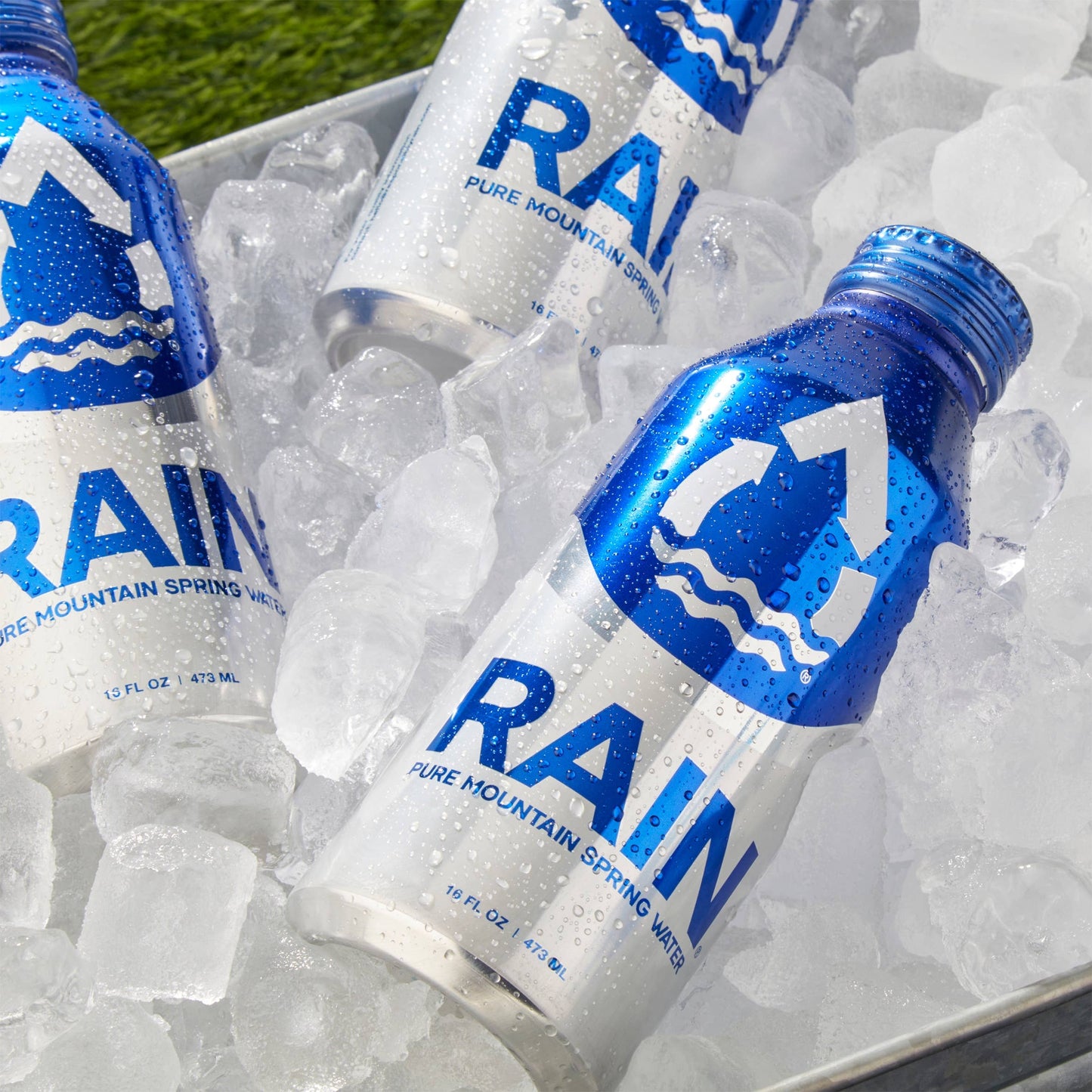 RAIN 16oz Aluminum Bottled Spring Water