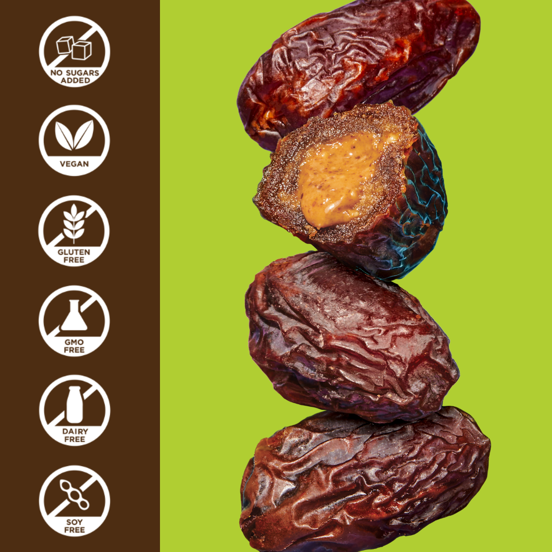 Almond Butter Filled Medjool Date Snack Packs