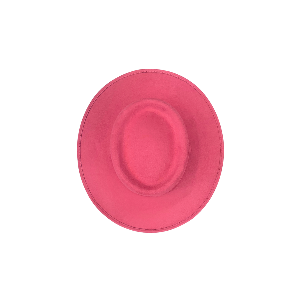 Vegan Suede Crown Top Hats