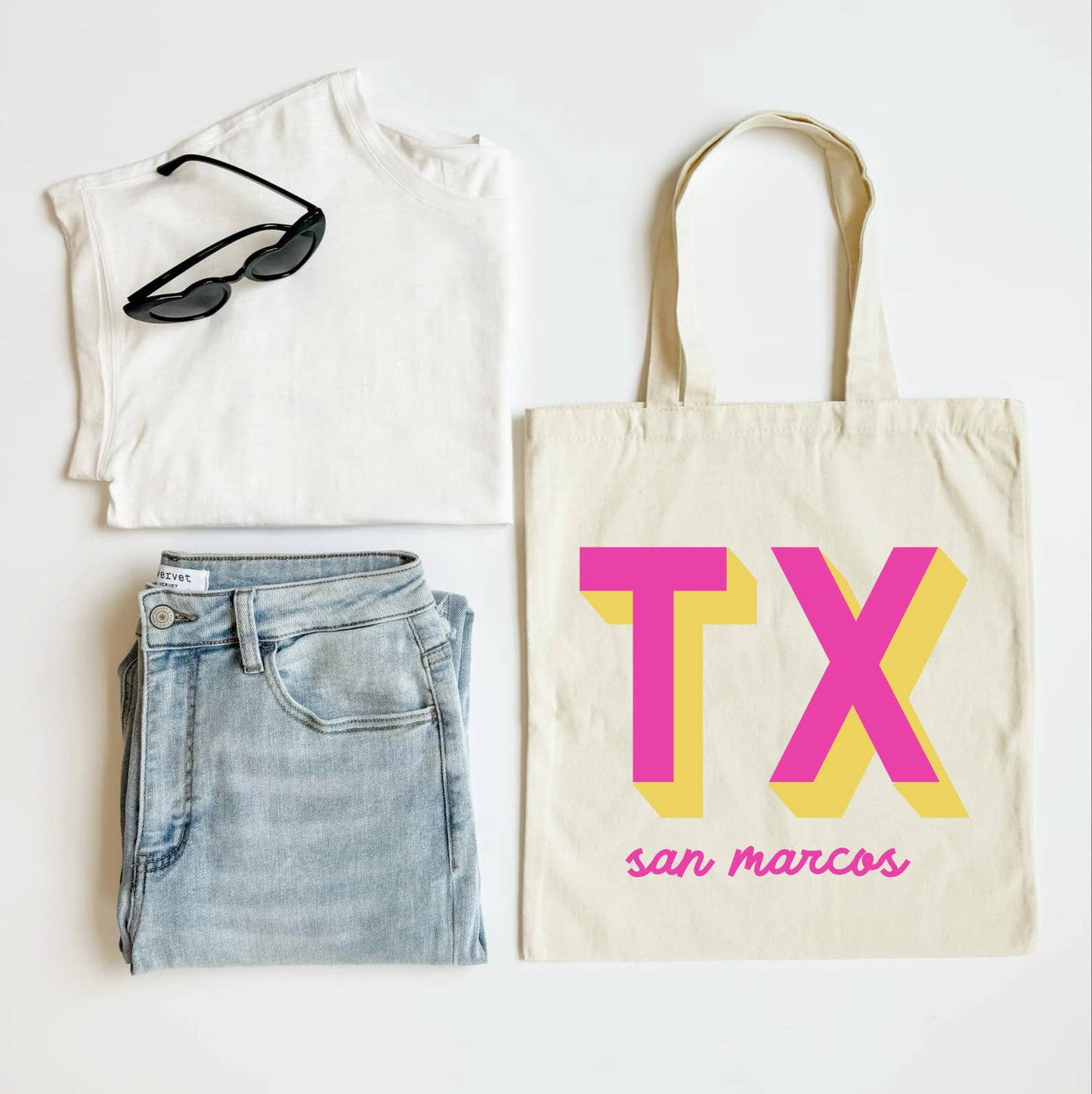 Custom City Tote Bag | Personalized State Souvenir Tote
