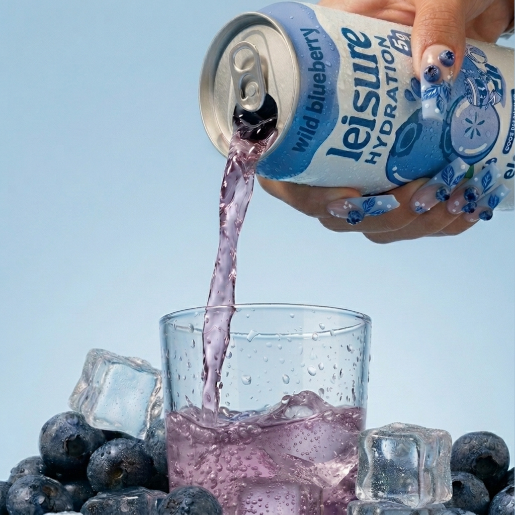 Leisure Hydration Electrolyte Wild Blueberry