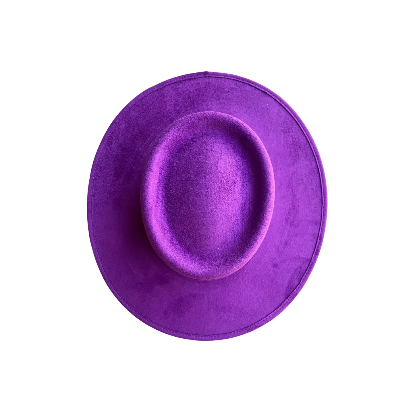 Vegan Suede Crown Top Hats