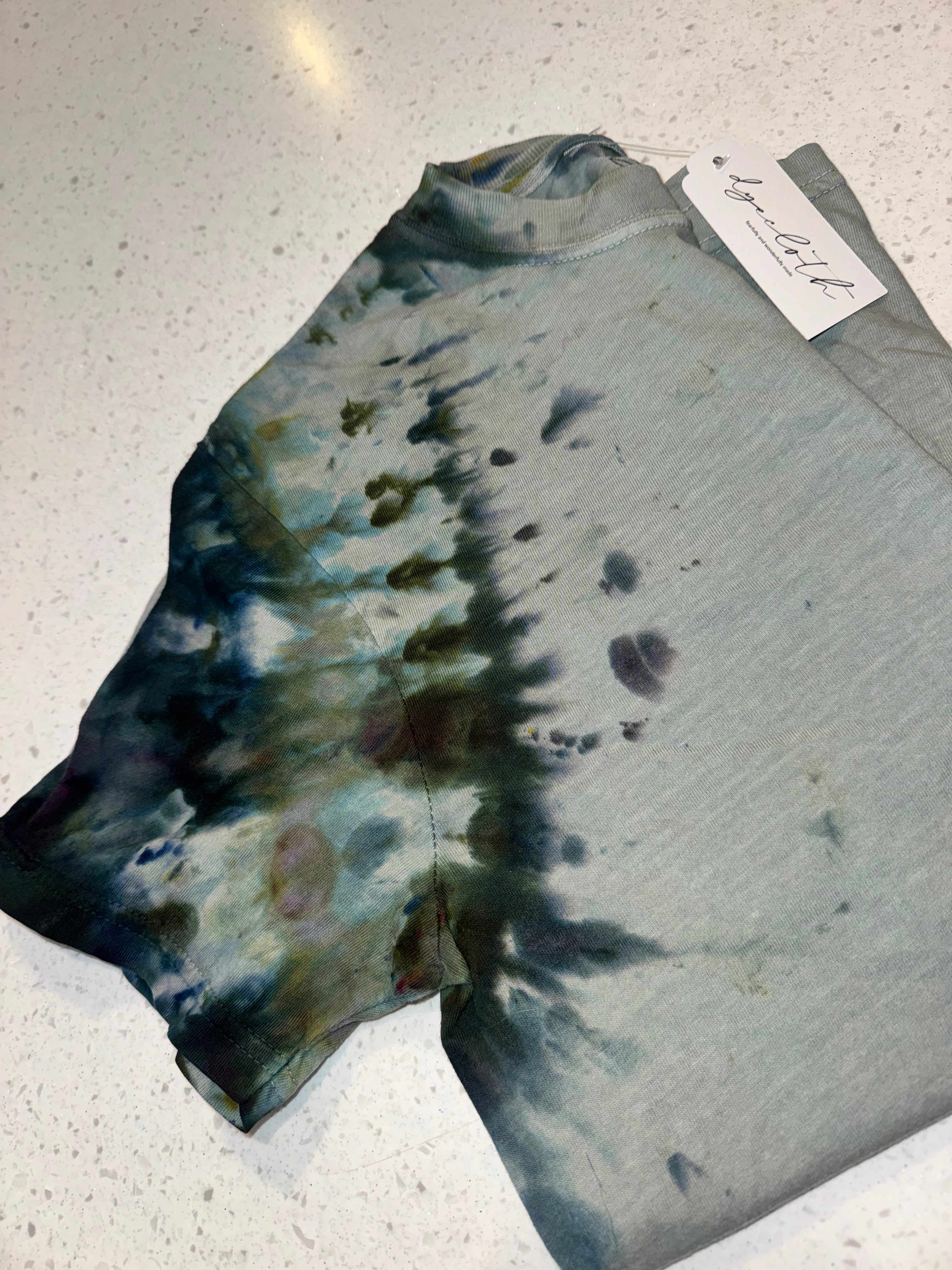 Deep Waters Dyed Sleeve T-Shirt