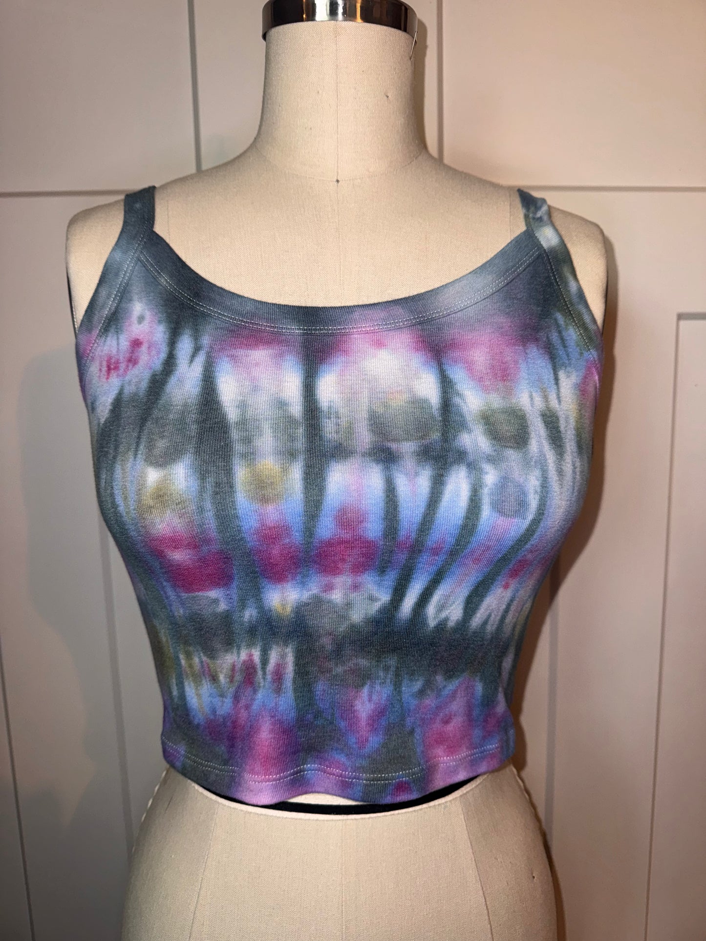 Ice Dyed Cropped Tank