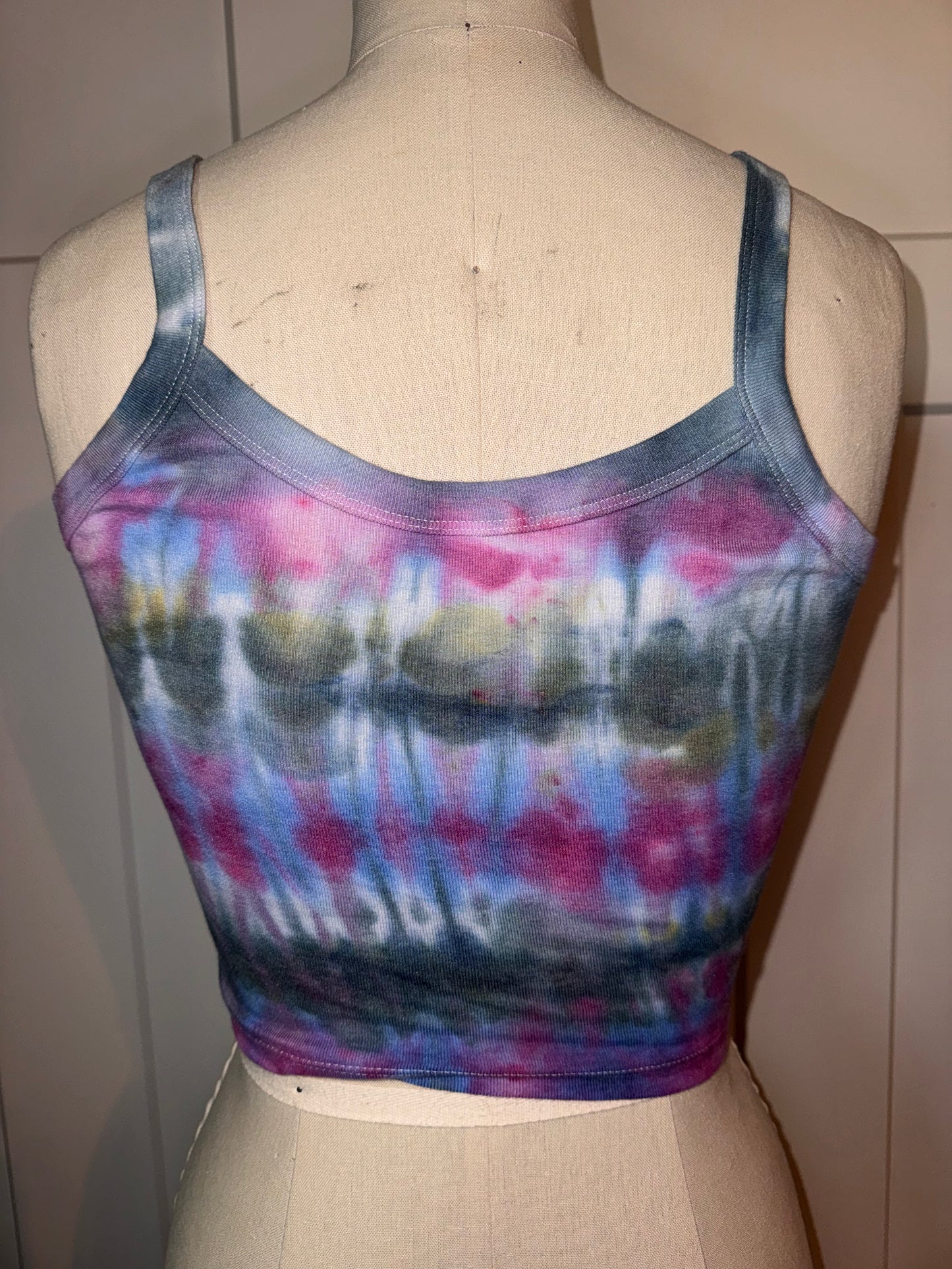Ice Dyed Cropped Tank