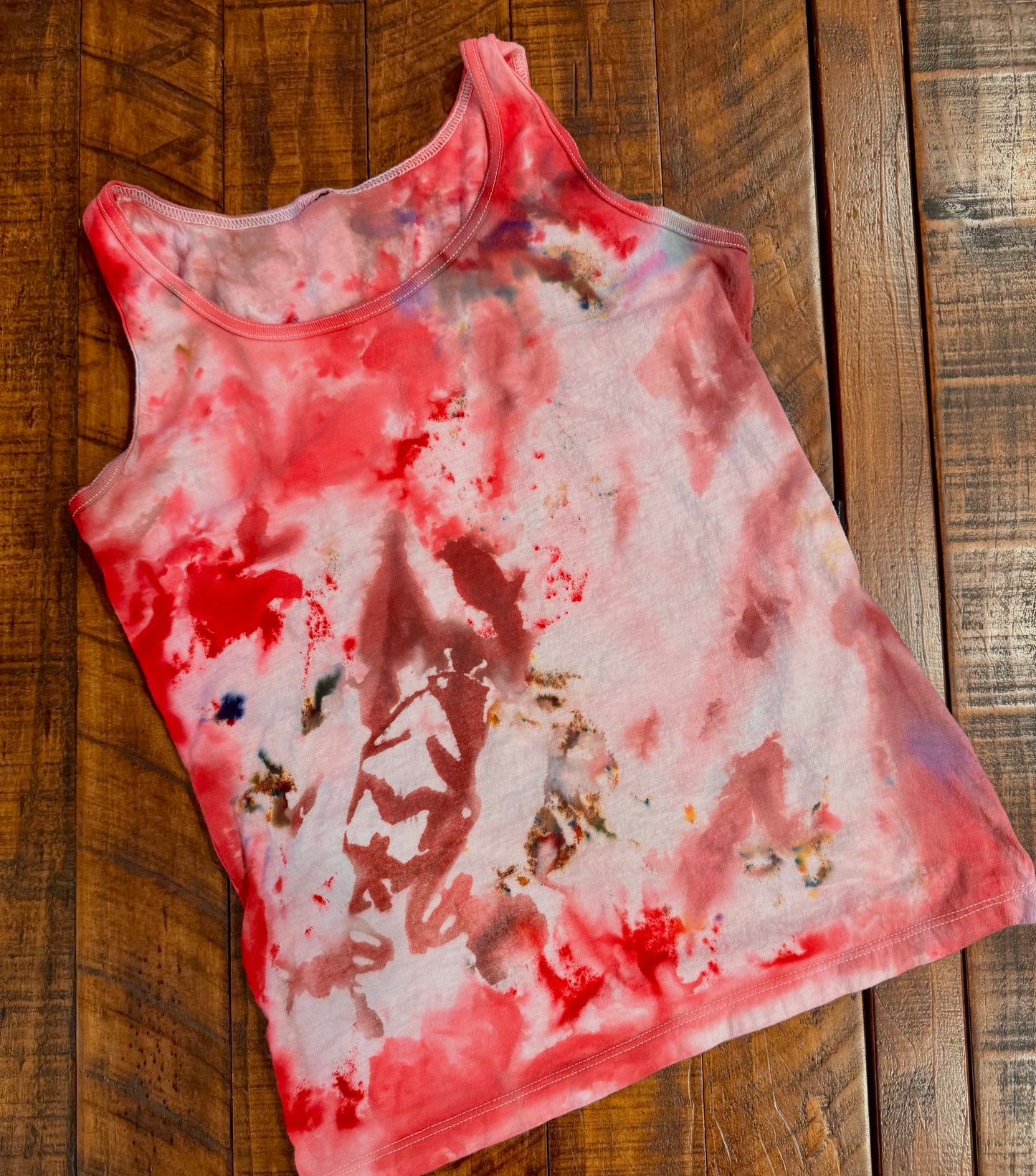 Coral Ice Dye Tank Top