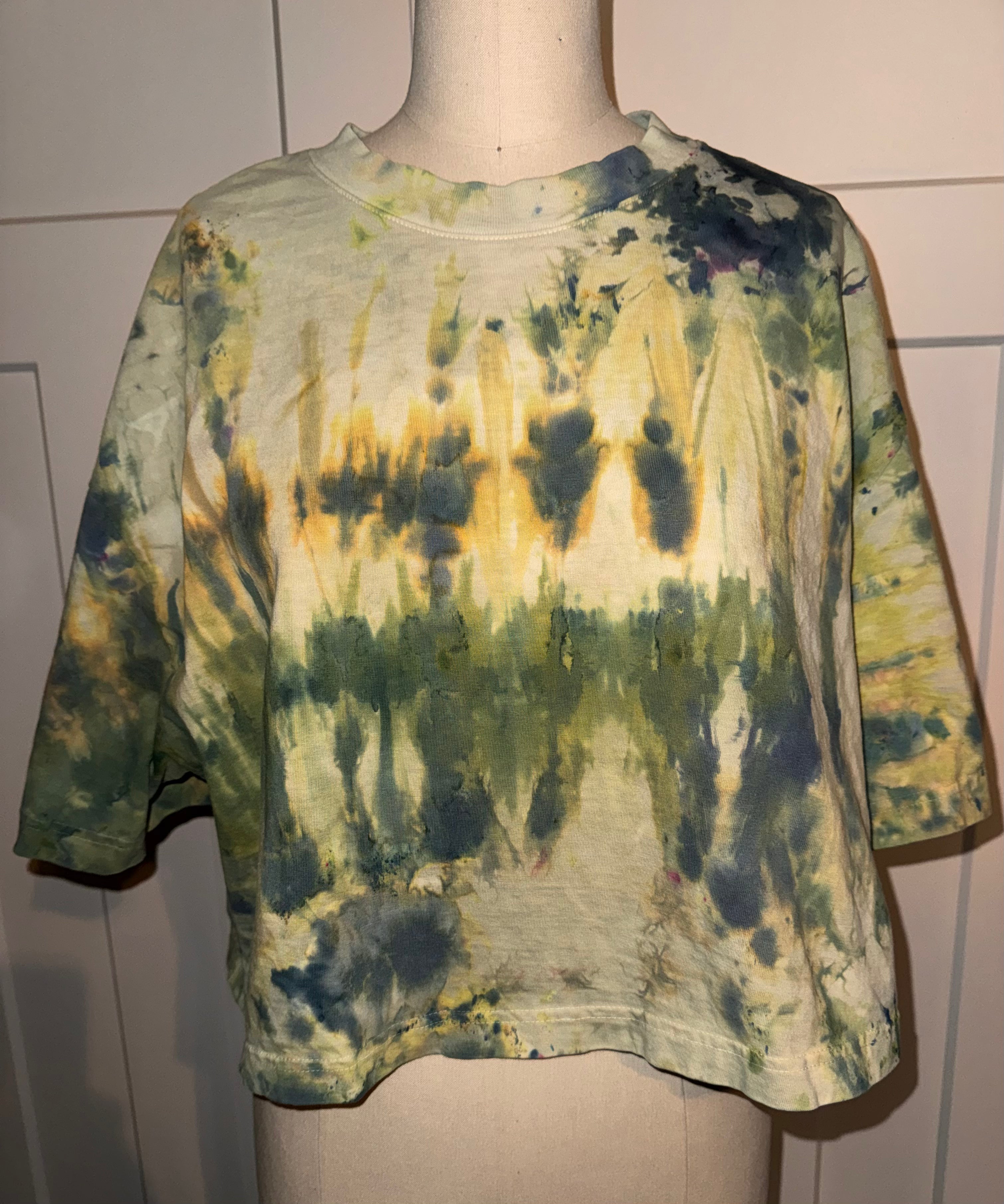 Avocado Cropped Festival T-Shirt