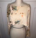 Meadow Haze One Shoulder Crop Long Sleeve