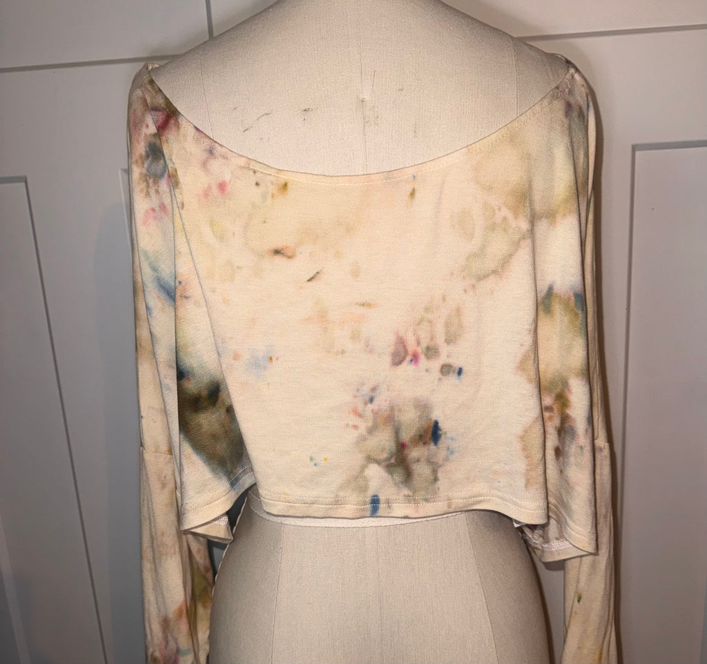 Meadow Haze One Shoulder Crop Long Sleeve