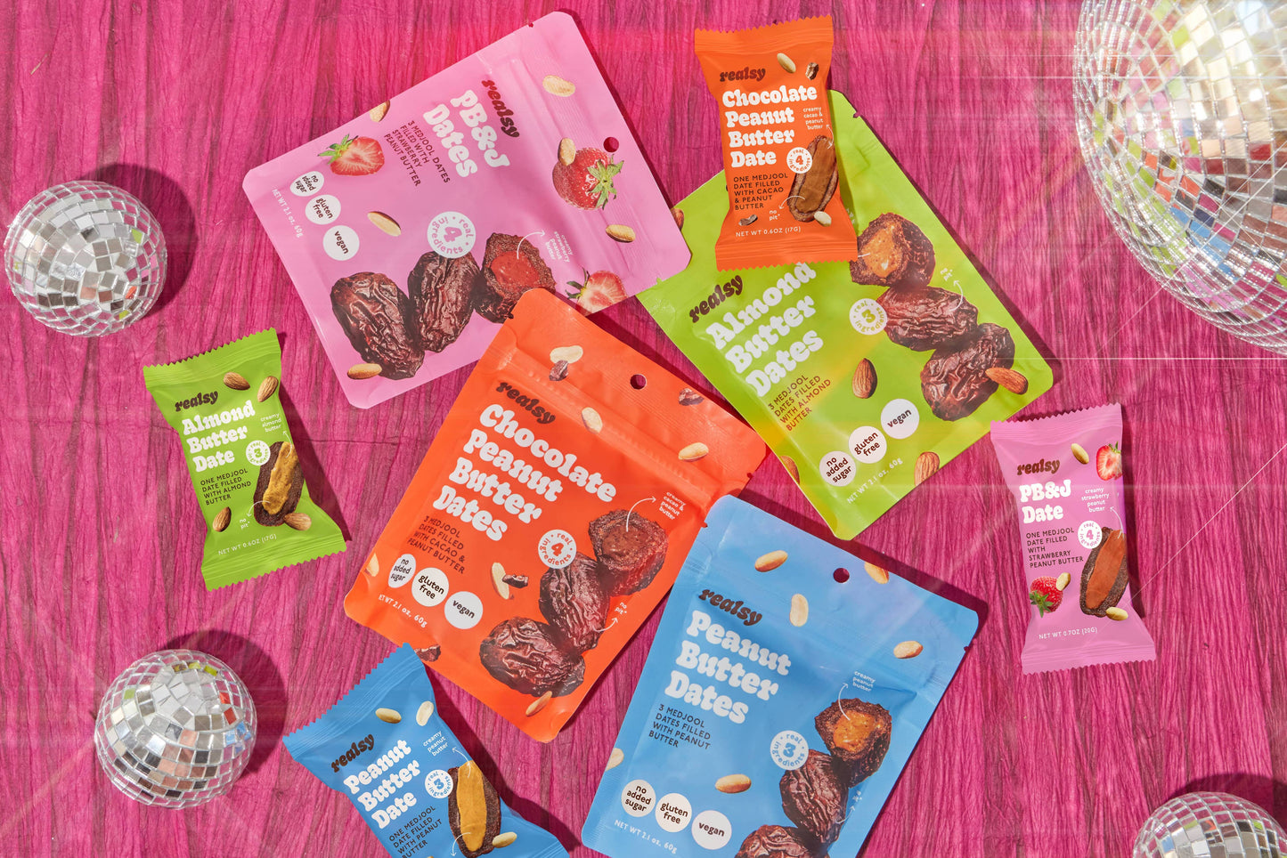 Peanut Butter Filled Medjool Date Snack Packs