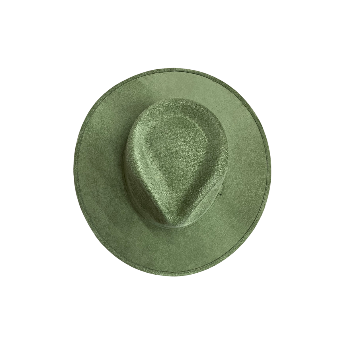 Vegan Suede Tear Drop Hat