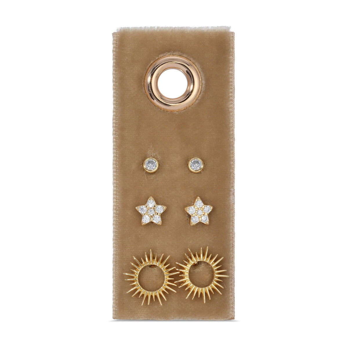 Star Velvet Stud Gift Set