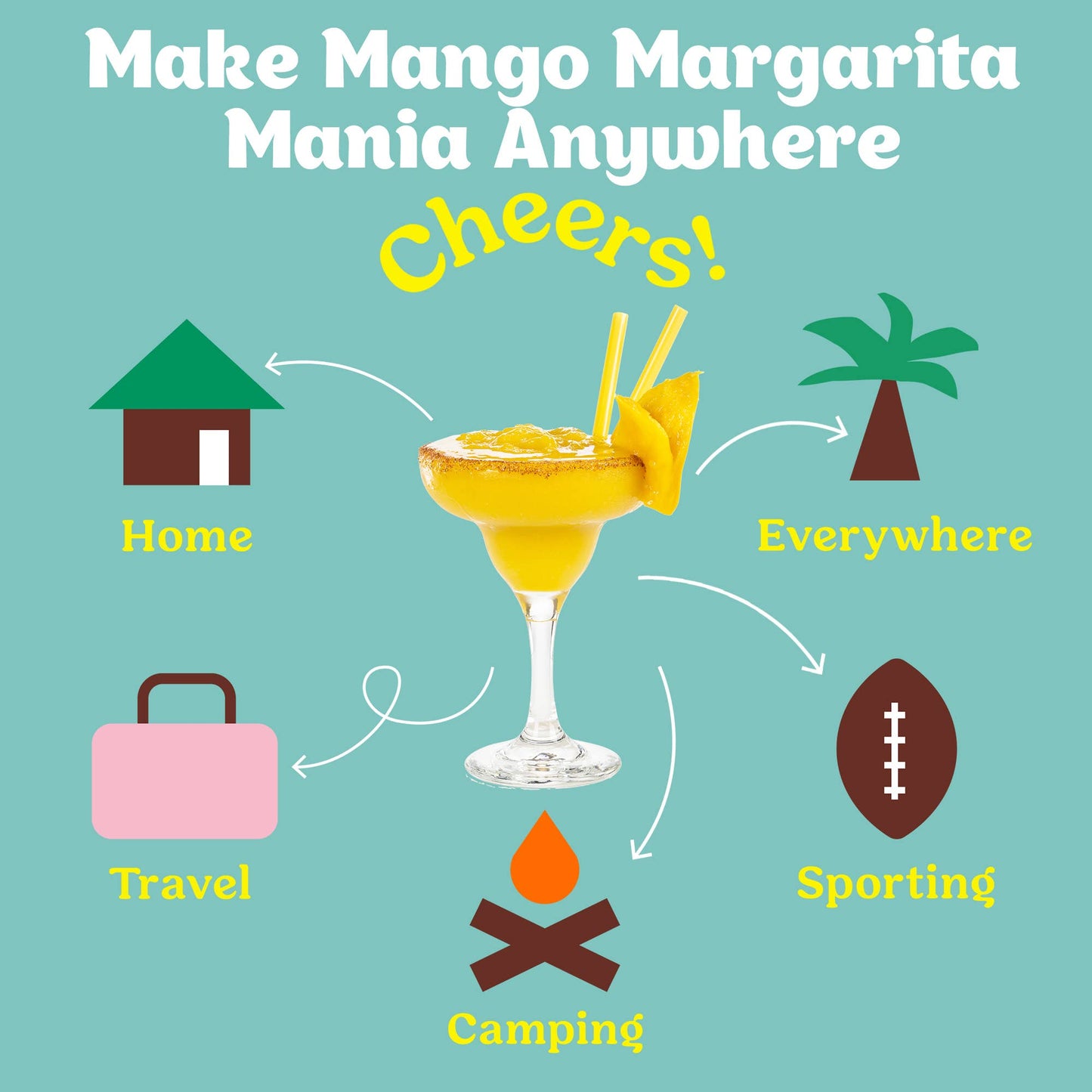 Mango Margarita Mixer - Single Packets / Caddy Refills