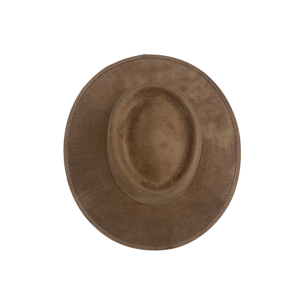 Vegan Suede Crown Top Hats