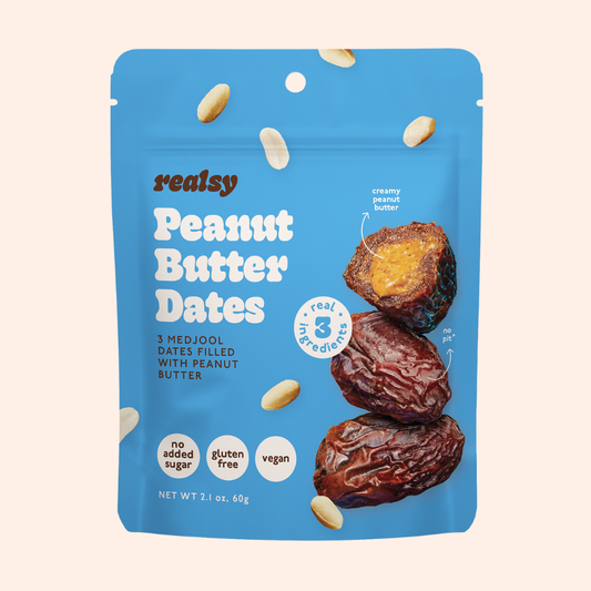 Peanut Butter Filled Medjool Date Snack Packs