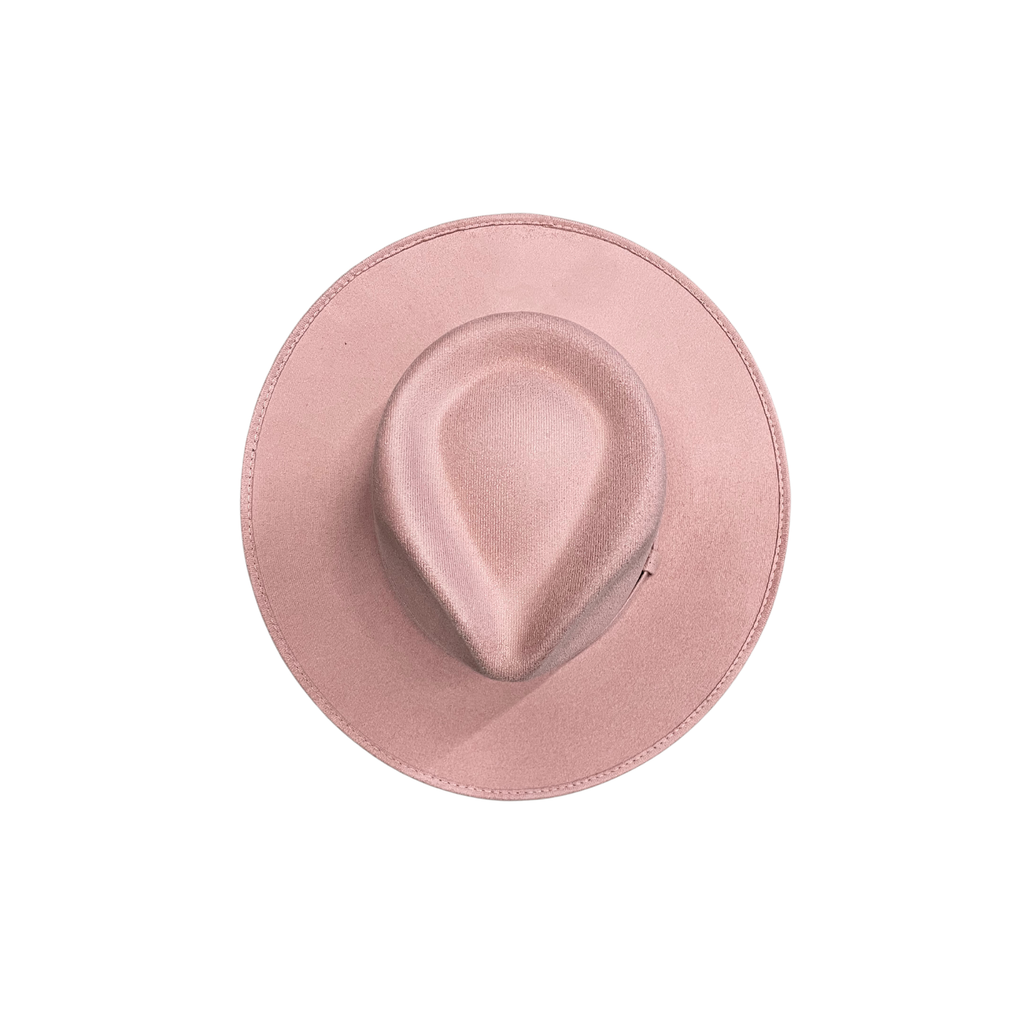 Vegan Suede Tear Drop Hat