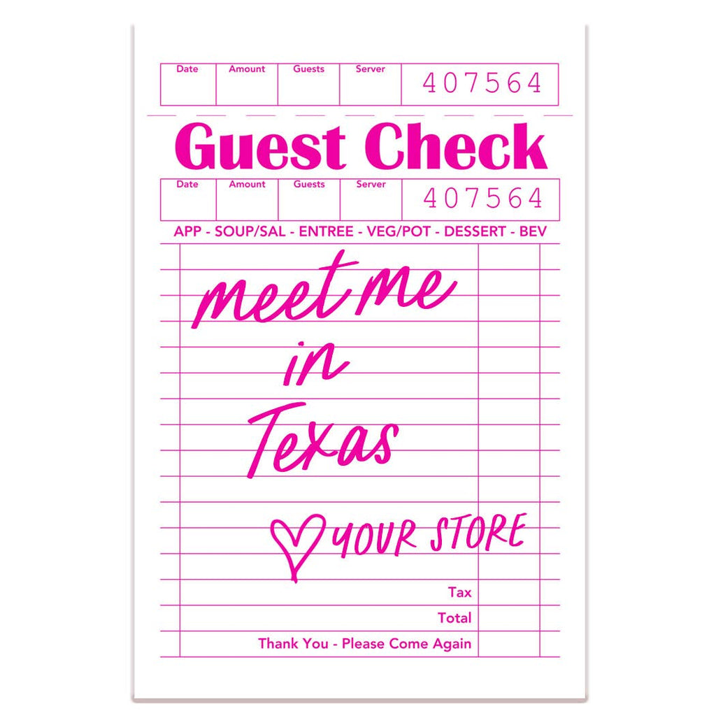Bridgewater Guest Check Sticker
