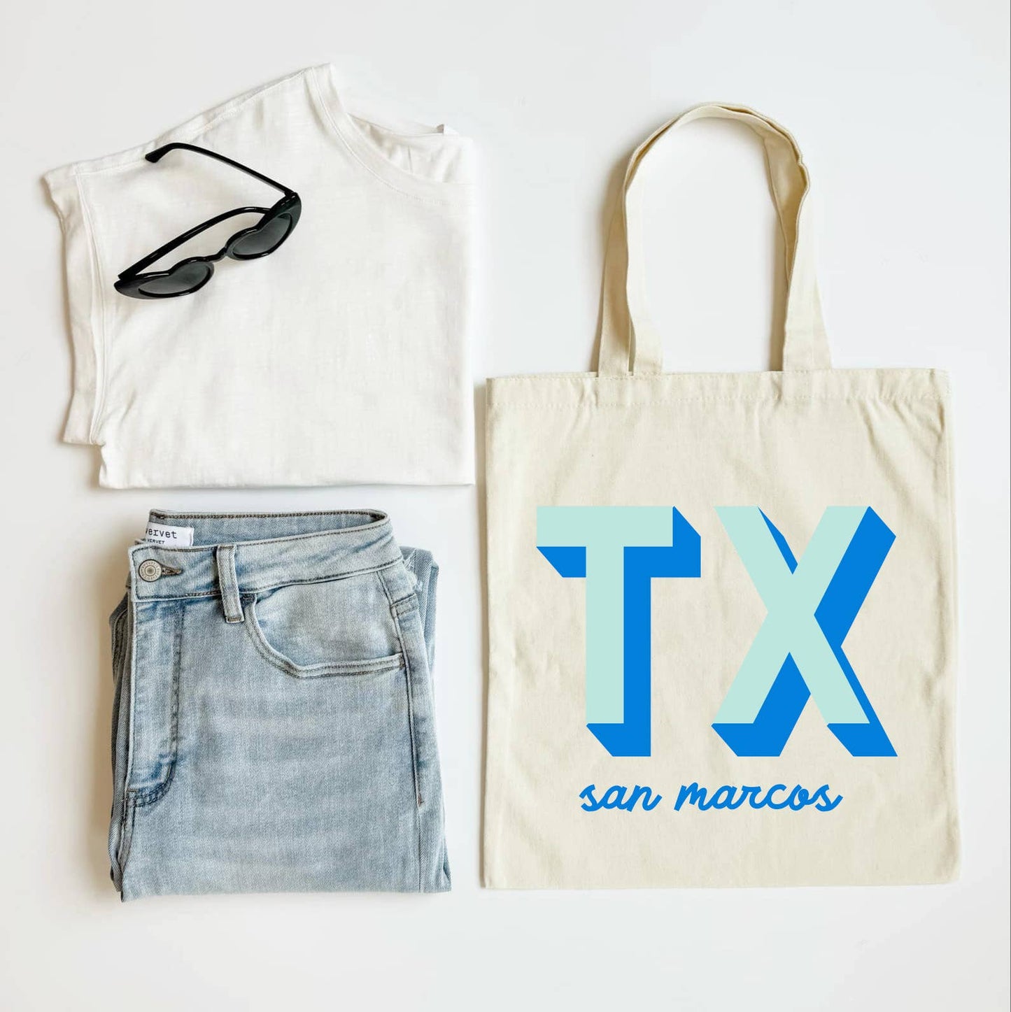 Custom City Tote Bag | Personalized State Souvenir Tote