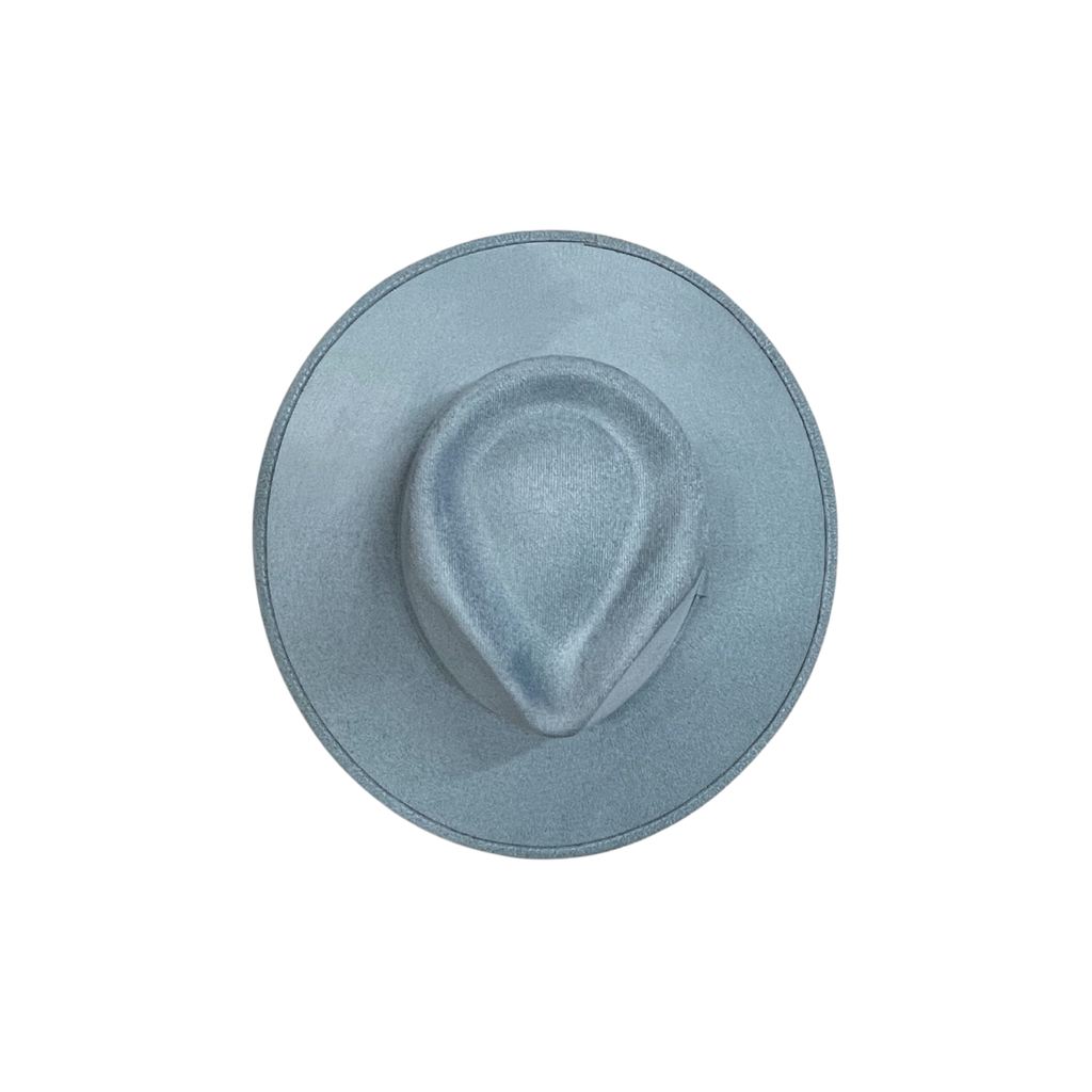 Vegan Suede Tear Drop Hat