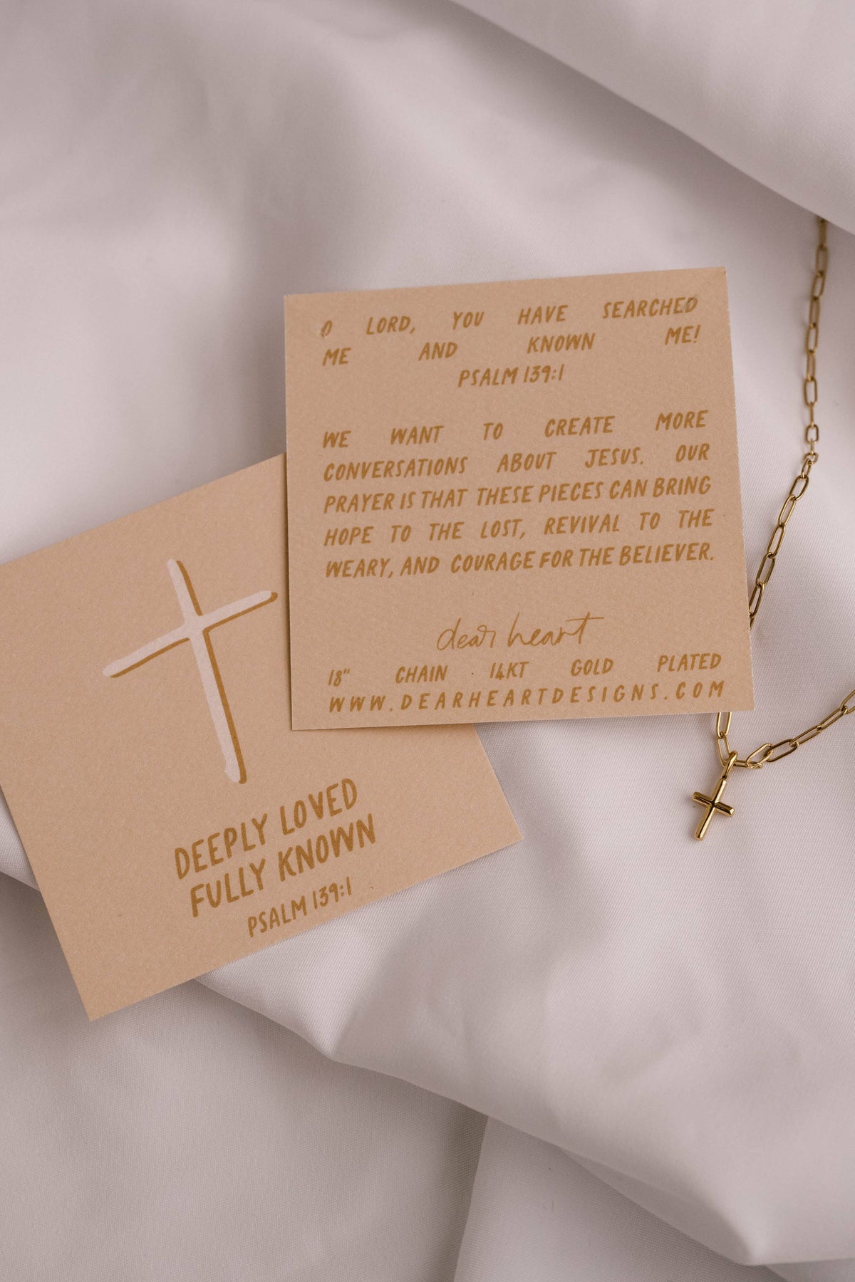 Deeply Loved Fully Known Charm Necklace I Christian Jewelry