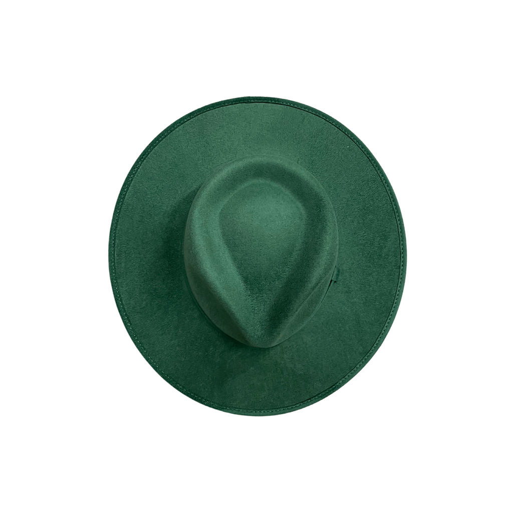 Vegan Suede Tear Drop Hat