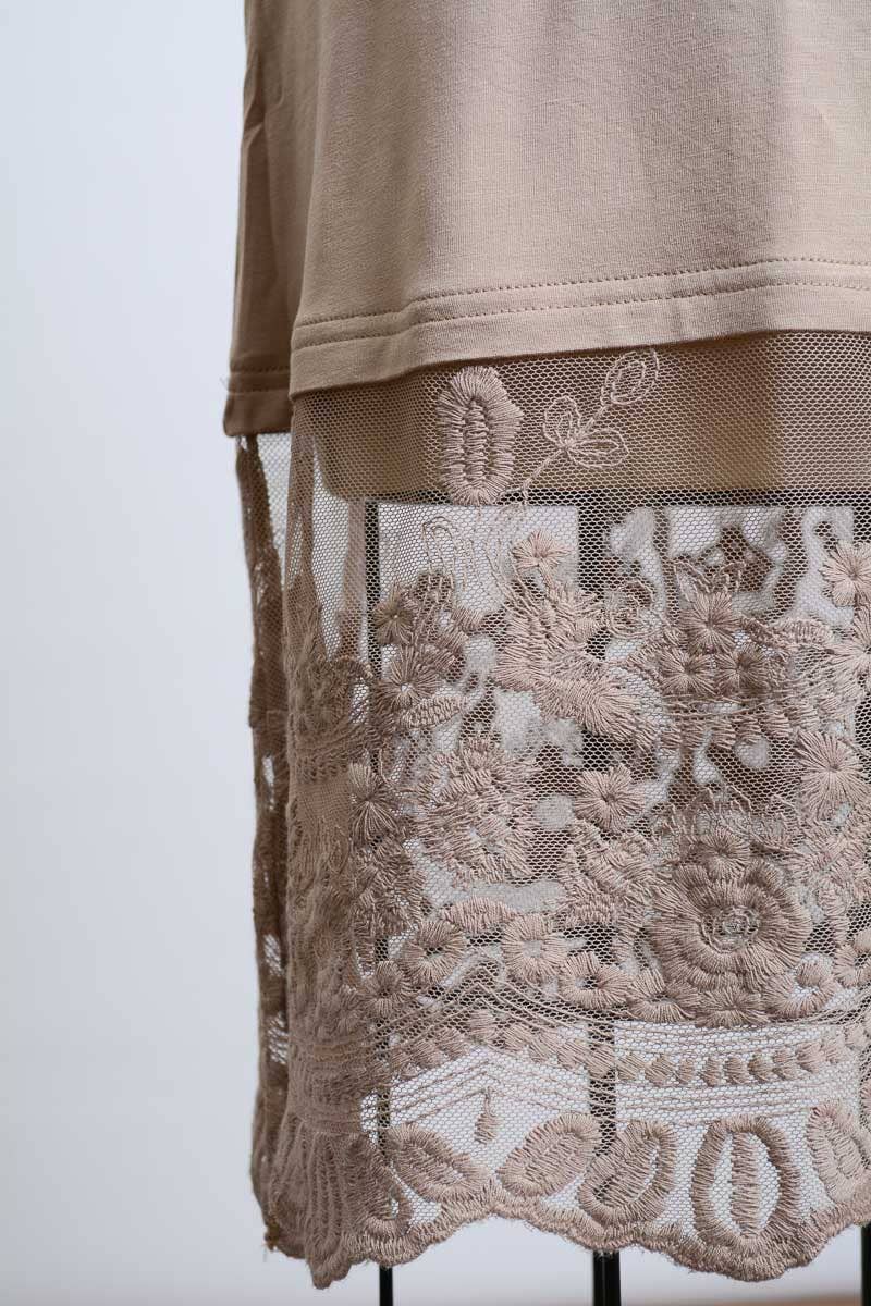 🖤 Versatile T-Back Lace Midi Slip in Three Colors
