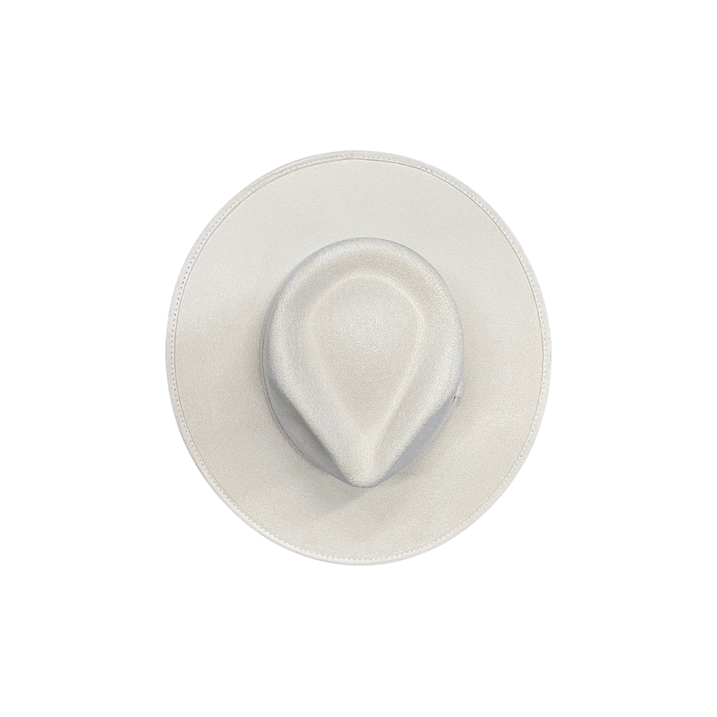 Vegan Suede Tear Drop Hat